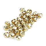 10mm Golden Jingle Bells Pack of 200Pcs for Christmas Decor & Crafts