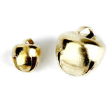10mm Golden Jingle Bells Pack of 200Pcs for Christmas Decor & Crafts