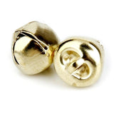 10mm Golden Jingle Bells Pack of 200Pcs for Christmas Decor & Crafts