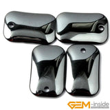 5 Pcs Hematite Pendants Assorted Shapes DIY Necklace Jewelry Bead