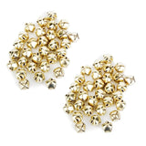 Pack of 200 Golden 10mm Metal Jingle Bells for Decoration & Craft