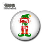 Christmas Tree Glass Dome Cabochon, Various Sizes Picture Bead - FJ2337
