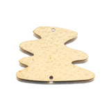 10Pcs Brass Charms Christmas Tree Earrings Pendant Connectors DIY