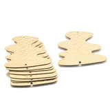10Pcs Brass Charms Christmas Tree Earrings Pendant Connectors DIY