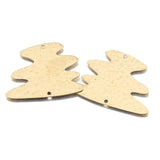 10Pcs Brass Charms Christmas Tree Earrings Pendant Connectors DIY
