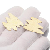 10Pcs Brass Charms Christmas Tree Earrings Pendant Connectors DIY