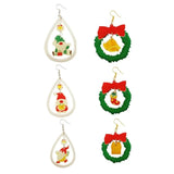 Resin Molds for DIY Earrings - Christmas Eardrops Silicone Mould