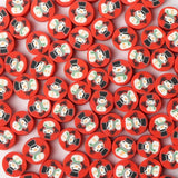 Christmas Snowman Clay Beads for Jewelry Making