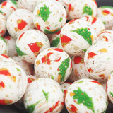 Chenkai 10PCS 15mm Xmas Beads Teething BPA DIY Sensory Chewing Toy