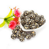 Chenkai 10PCS 15mm Xmas Beads Teething BPA DIY Sensory Chewing Toy