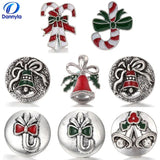 Christmas Bell Snap Charms for Snap Bracelet