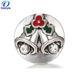 Christmas Bell Snap Charms for Snap Bracelet