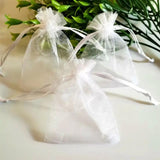 50pcs Organza Gift Bags Drawstring Jewelry Packaging Wedding Party Supplies