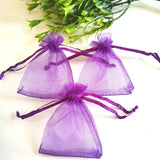 50pcs Organza Gift Bags Drawstring Jewelry Packaging Wedding Party Supplies