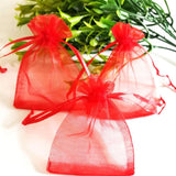 50pcs Organza Gift Bags Drawstring Jewelry Packaging Wedding Party Supplies