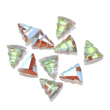 10Pcs/Lot 13x16mm Christmas Tree Crystal Beads DIY Charms Necklace Earrings