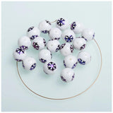 10mm Round Glass Beads for Christmas Tree Ornaments