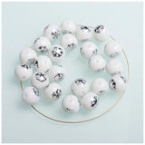 10mm Round Glass Beads for Christmas Tree Ornaments