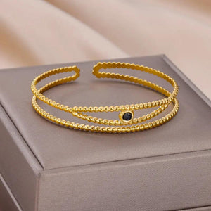 Vintage Evil Eyes Bangles for Women Men Punk Bangle Bracelet