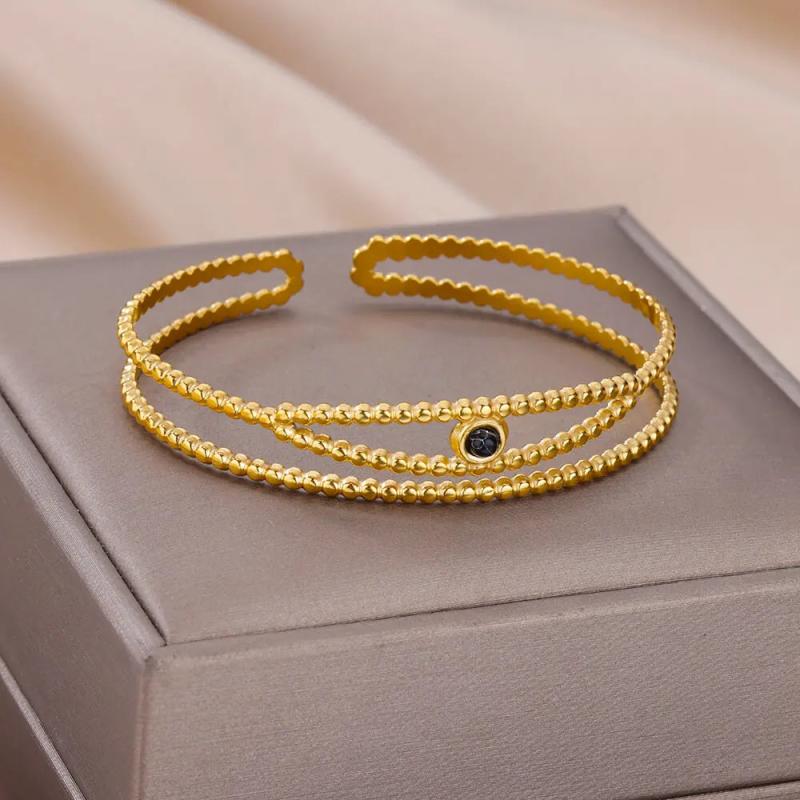 Vintage Evil Eyes Bangles for Women Men Punk Bangle Bracelet
