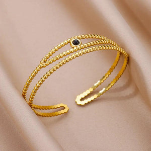 Vintage Evil Eyes Bangles for Women Men Punk Bangle Bracelet