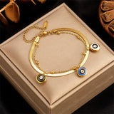 316L Stainless Steel Eye Pattern Bracelet Women's Birthday Gift