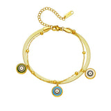316L Stainless Steel Eye Pattern Bracelet Women's Birthday Gift
