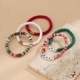 Colorful Polymer Clay Charm Bracelets Set for Women