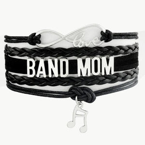 Band Mom Music Note Charm Bracelets Women Jewelry Christmas Gift