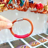 Vintage Leather Rope Bracelets with Magnet Metal Buckle