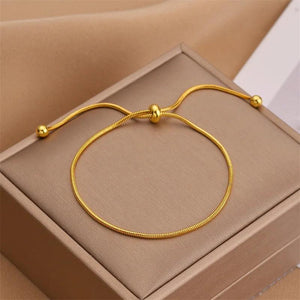 316L Stainless Steel Titanium Steel Pulling Bracelet for Women Wedding