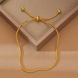 316L Stainless Steel Titanium Steel Pulling Bracelet for Women Wedding