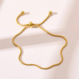316L Stainless Steel Titanium Steel Pulling Bracelet for Women Wedding