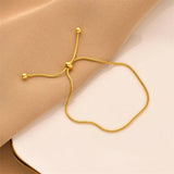 316L Stainless Steel Titanium Steel Pulling Bracelet for Women Wedding