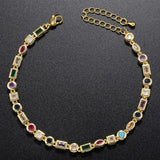 Geometric CZ Man Bracelet for Couples