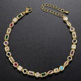 Geometric CZ Man Bracelet for Couples