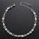 Geometric CZ Man Bracelet for Couples