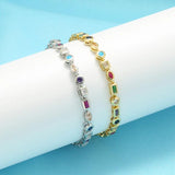 Geometric CZ Man Bracelet for Couples