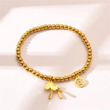 Stainless Steel Horse Bracelet for Women Christmas Jewelry