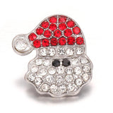 5pcs Christmas Snap Jewelry 18mm Metal Snap Buttons DIY Snap Bracelet