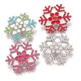 5pcs Christmas Snap Jewelry 18mm Metal Snap Buttons DIY Snap Bracelet