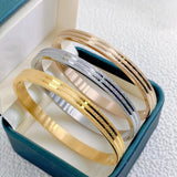 Titanium Steel Matte Ladies Bracelet Christmas Gift