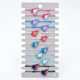 Boho Braid Rope Unicorn Charms Bracelets Set