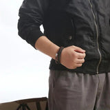 Cross Pendant MultiLayer Leather Bracelet Classic Christian Prayer