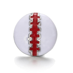 5pcs Christmas 18mm Snap Buttons Red Snap Jewelry for Bracelet Necklace