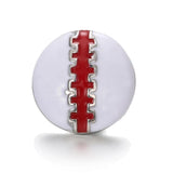5pcs Christmas 18mm Snap Buttons Red Snap Jewelry for Bracelet Necklace