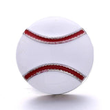 5pcs Christmas 18mm Snap Buttons Red Snap Jewelry for Bracelet Necklace