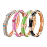 Cloisonne Bangle Bracelet Enamel Jewelry Women's Hand Bracelet