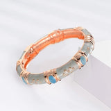 Cloisonne Bangle Bracelet Enamel Jewelry Women's Hand Bracelet