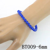 Crystal Stone Bead Bracelet Sapphires Christmas Gift